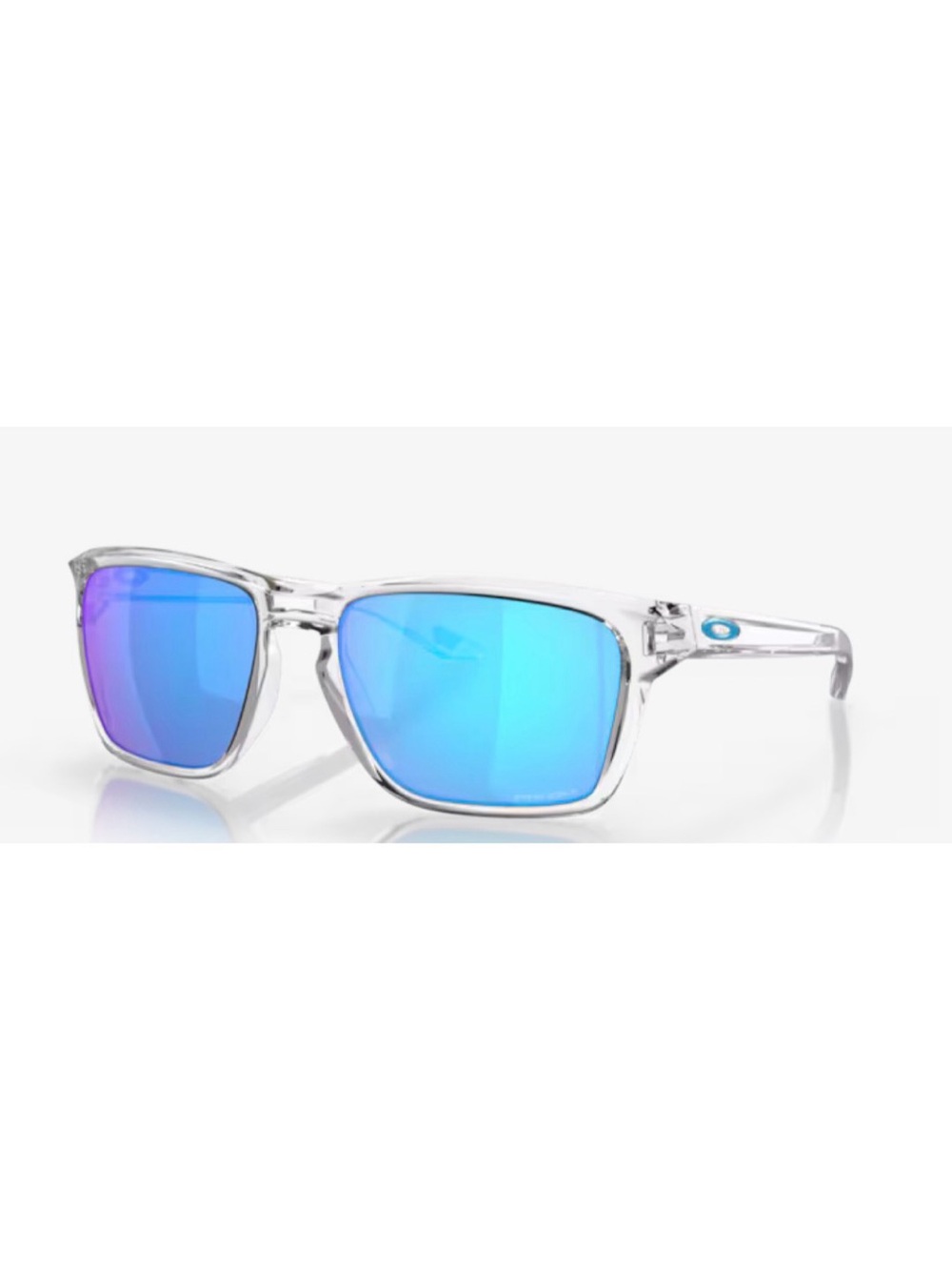 Oakley Sylas Polished Clear W/ PRIZM Sapphire Lenses OO9448 Sunglasses 57-17-142